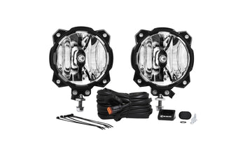 compare product KC HiLiTES 6in. Pro6 Gravity LED Light 20w Single Mount SAE/ECE Driving Beam (Pair Pack System)