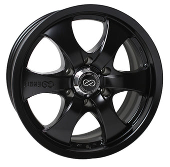 compare product Enkei M6 Universal Truck & SUV 18x8.5 20mm Offset 6x139.7 Bolt Pattern 108.5mm Bore Black Wheel