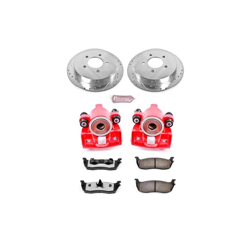Power Stop 00 - 02 Ford Expedition Rear Z36 Truck & Tow Brake Kit w/Calipers - My Store