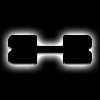 compare product ORACLE Lighting Universal Illuminated LED Letter Badges - Matte Blk Surface Finish - X