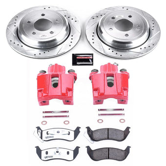 compare product Power Stop 03-11 Ford Crown Victoria Rear Z26 Street Warrior Brake Kit w/Calipers