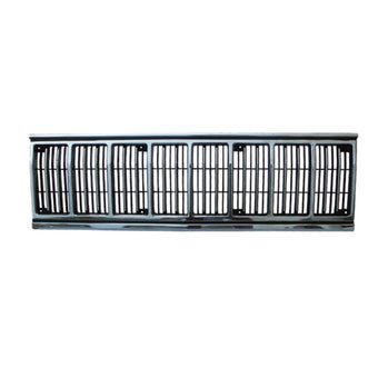 compare product Omix Grille Insert Black & Chrome 91-96 Cherokee (XJ)