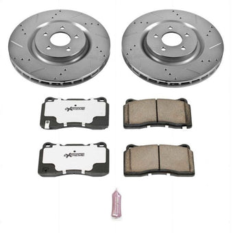 compare product Power Stop 07-14 Ford Mustang Front Z26 Street Warrior Brake Kit