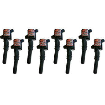 compare product Granatelli 97-04 Ford 4.6L/5.4L 2V Hot Street Coil Packs - Black (Set of 8)