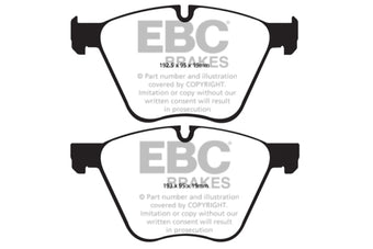 compare product EBC 10-15 BMW X6 4.4 Twin Turbo Hybrid Yellowstuff Front Brake Pads