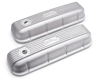 compare product Edelbrock Valve Cover Classic Series Chevrolet 1965 and Later 396-502 V8 Satin