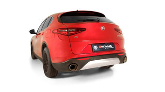 compare product Remus 2017 Alfa Romeo Stelvio Q4 AWD 2.0L Turbo Multiair Axle Back Exhaust (Tail Pipes Req)