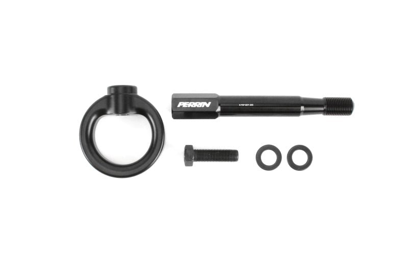 PERRIN 08 - 14 Subaru WRX/STI (Hatchback) Tow Hook Kit (Rear) - Black - My Store