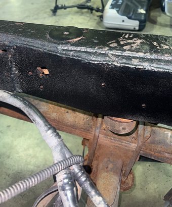 compare product Rust Buster 2004-2008 Ford F-150 Over Axle Frame Section - Left