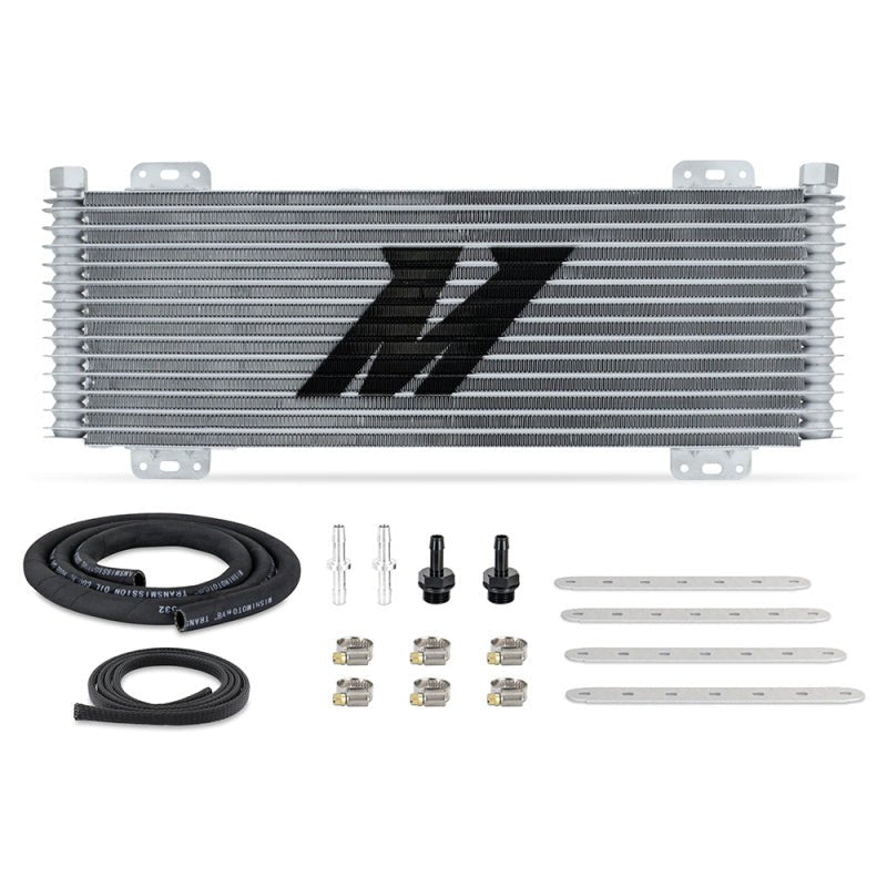Mishimoto 13 - Row Stacked Plate Transmission Cooler - Silver - My Store