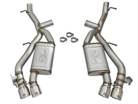 aFe MACHForce XP 3in 304 SS Axle - Back Dual Exhaust (NPP) w/ Polished Tips 16 - 17 Camaro SS V8 - 6.2L - My Store
