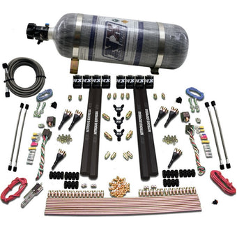 compare product Nitrous Express 6 Cyl SX2 Dual Stage Nozzle Nitrous Kit w/12lb Bottle