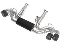 aFe MACH Force - Xp 3in to 2 - 1/2in 304SS Cat - Back 2020 Chevy Corvette (C8) 6.2L - Carbon Fiber Tip - My Store