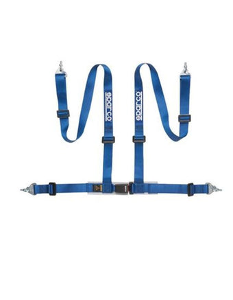 compare product Sparco Belt 2 Inch Blue 4Pt Snap-In