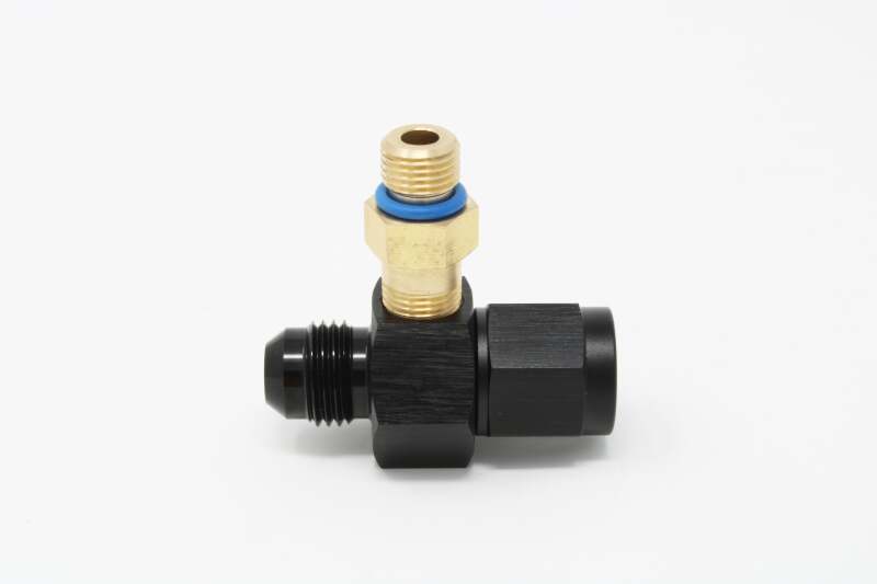 Aeromotive 14 - 25 Chevy V8 Fuel Rail Pressure Sensor Adapter M10x1.0 Male to 1/8 - MNPT Male - Brass - My Store