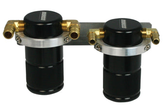 compare product Moroso 04-07 Subaru STi/06-07 WRX Air/Oil Separator Catch Can - Small Body - Billet Aluminum - Black