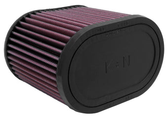 compare product K&N Universal Oval Clamp-On Air Filter 2-3/4in Flange 6-1/4in Length 4in Width 5in Height
