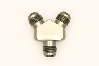 compare product DeatschWerks 10AN Male Flare + 10AN Male Flare To 10AN Male Flare Y-Block Fitting