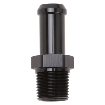 compare product Edelbrock Hose End Straight 3/8In NPT to 1/2In Barb Black Anodize