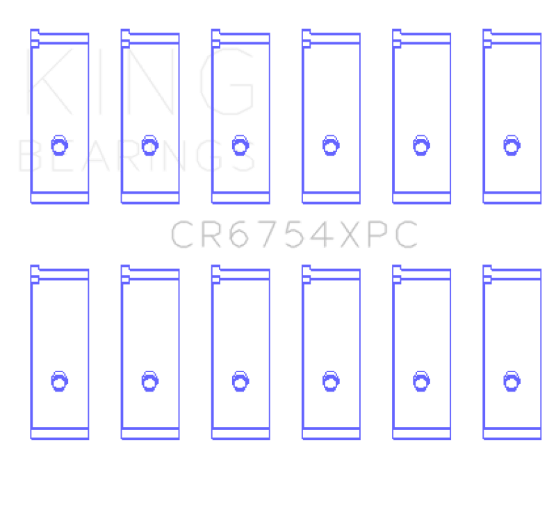 King Engine Bearings Toyota2JZGE/2JZGTE 3.0L pMaxKote Performance Rod Bearing Set - Size STD - My Store