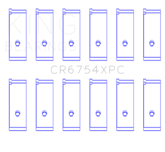 compare product King Engine Bearings Toyota2JZGE/2JZGTE 3.0L pMaxKote Performance Rod Bearing Set - Size +.026mm