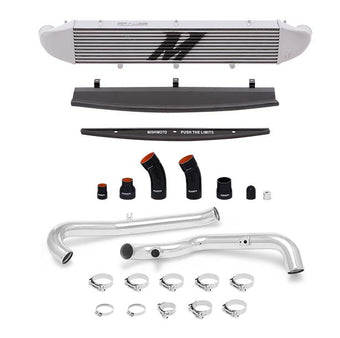 compare product Mishimoto 2014-2016 Ford Fiesta ST 1.6L Front Mount Intercooler (Black) Kit w/ Pipes (Silver)
