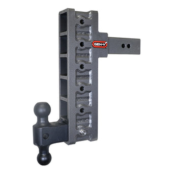 compare product Gen-Y Mega Duty 2.5in Shank 12in Offset Drop 3K TW 21K Hitch w/GH-061 Dual-Ball