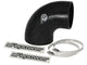 aFe Magnum FORCE CAI Univ. Silicone Reducing Coupler (4in. to 3.5in. ID) 90Deg. Elbow - Black - My Store