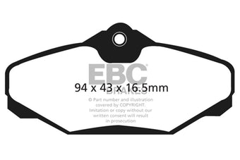 compare product EBC 94-00 Ford Taurus 3.0 Greenstuff Rear Brake Pads