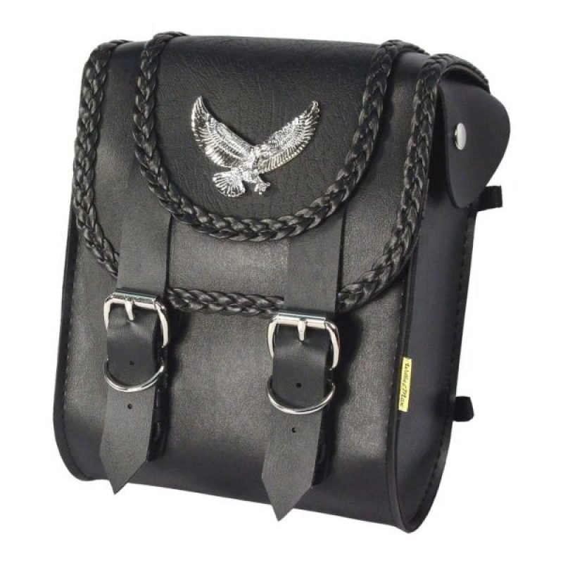 Willie & Max Universal Black Magic Sissy Bar Bag (8 inches L x 10 inches H x 4.5 inches W) - Black - My Store
