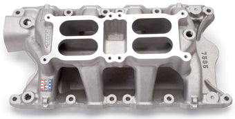 compare product Edelbrock Ford 351 W Dual Quad Air Gap Manifold