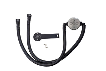 compare product J&L 16-24 Chevrolet Camaro LT1 6.2L Drivers Side Oil Separator 3.0 - Clear Anodized