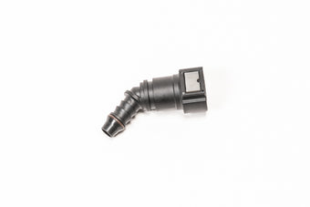 compare product Radium Engineering 10mm SAE Female to 45deg 3/8in Barb