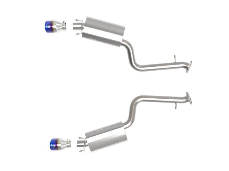 aFe Lexus IS350 14 - 22 V6 - 3.5L Takeda Axle - Back Exhaust System - Blue Tip - My Store