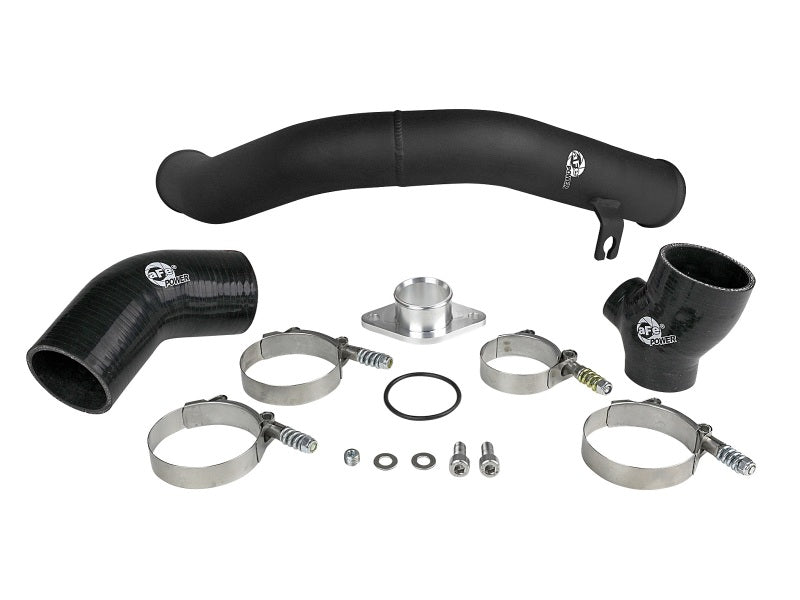 aFe BladeRunner 2.5in Aluminum Hot Side Charge Pipe 15 - 20 Subaru WRX 2.0T - Black - My Store