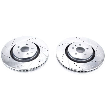 compare product Power Stop 15-18 Ford Edge Front Evolution Drilled & Slotted Rotors - Pair