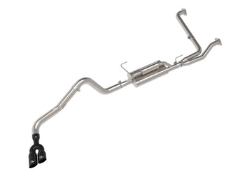 compare product aFe 2022+ Nissan Frontier V6 Vulcan Series SS Cat-back Exhaust w/ Black Tips