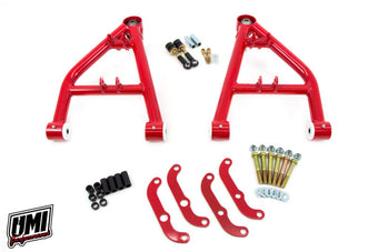 compare product UMI Performance 64-72 GM A-Body Tubular Lower Front A-Arms Corner Max Tall Ball Joint