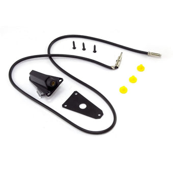 compare product Omix Black Antenna Base 76-95 Jeep CJ & Wrangler