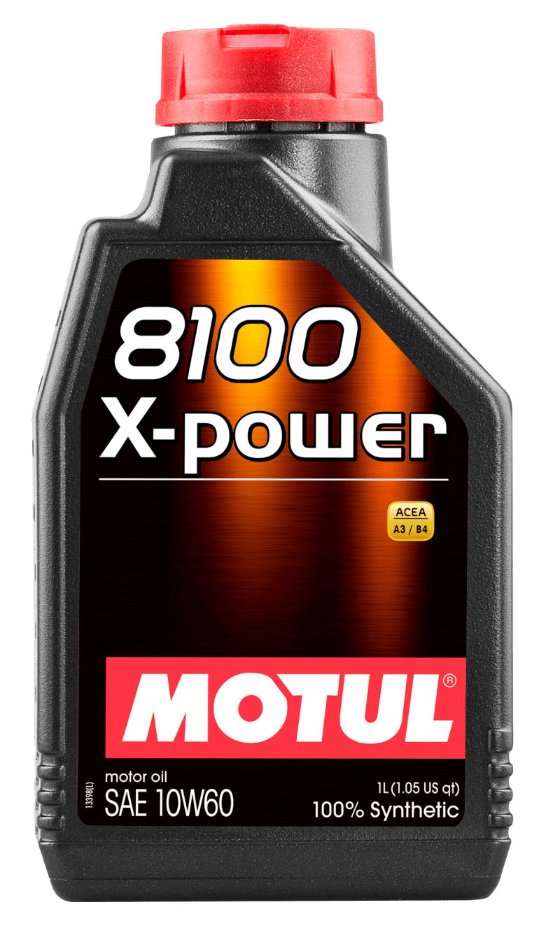 Motul 1L Synthetic Engine Oil 8100 10W60 X - Power - ACEA A3/B4 - My Store
