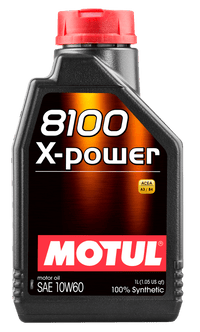 Motul 1L Synthetic Engine Oil 8100 10W60 X - Power - ACEA A3/B4 - My Store