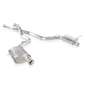 compare product Stainless Works 2018 Jeep TrackHawk 6.2L 3in Catback System X-Pipe Turbo S-Tube Muffler Stock Exit