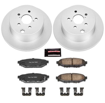 compare product Power Stop 16-18 Subaru Crosstrek Rear Z17 Evolution Geomet Coated Brake Kit