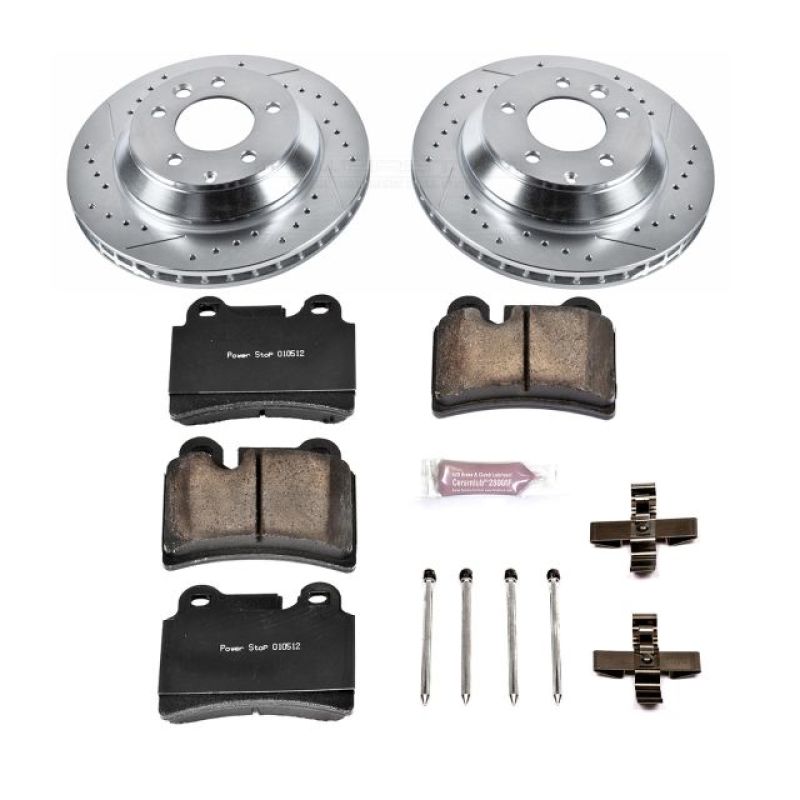 Power Stop 2006 Volkswagen Touareg Rear Z23 Evolution Sport Brake Kit - My Store