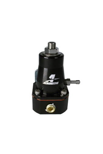 compare product Aeromotive Adjustable Regulator Billet EFI Bypass - (2) -6 Inlets/(1) -6 Return - Black