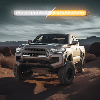 compare product XK Glow 9In Switchback Grill Lights with Start-up Animation & Sequential Turn Signals