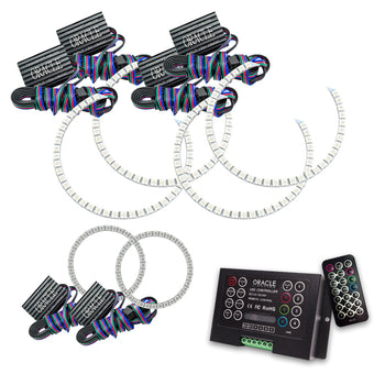 compare product Oracle Jeep Grand Cherokee 11-13 Triple Halo Kit - ColorSHIFT w/ 2.0 Controller