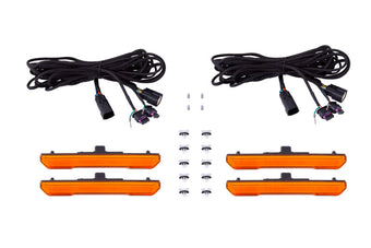 compare product Diode Dynamics 20-21 Sierra 2500/3500 HD LED Sequential Sidemarkers - Amber Set