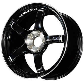 compare product Advan TC4 18x10 +35 5x114.3 Racing Gloss Black and Diamond Cut Wheel