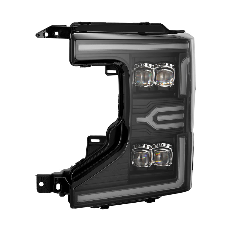 AlphaRex 20 - 22 Ford F - 250/350/450 SD NOVA - Series LED Proj Headlights Bk w/Actv Light SeqSig & SBDRL - My Store